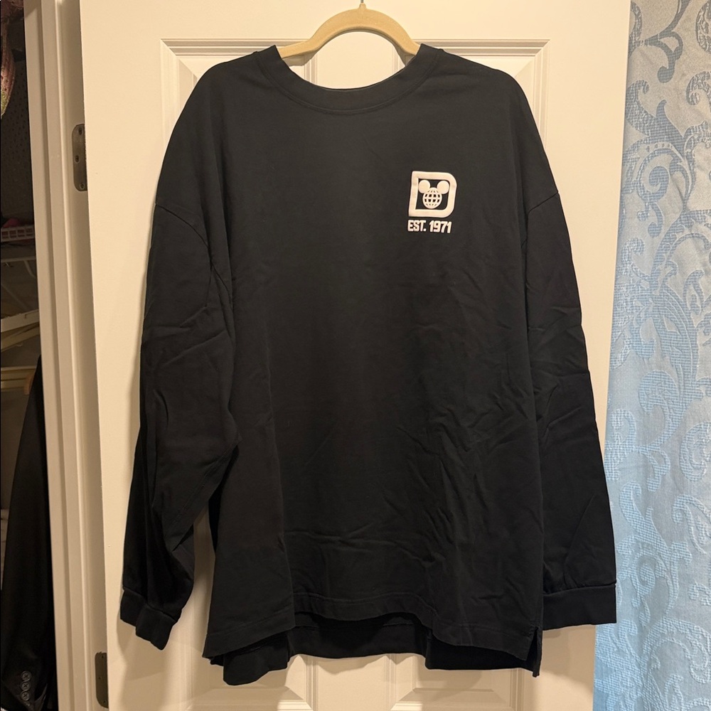 Black Long Sleeve Spirit Tee